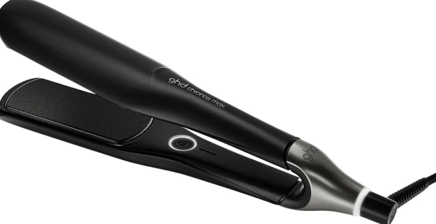 ghd Chronos Max - leveä muotoilurauta musta