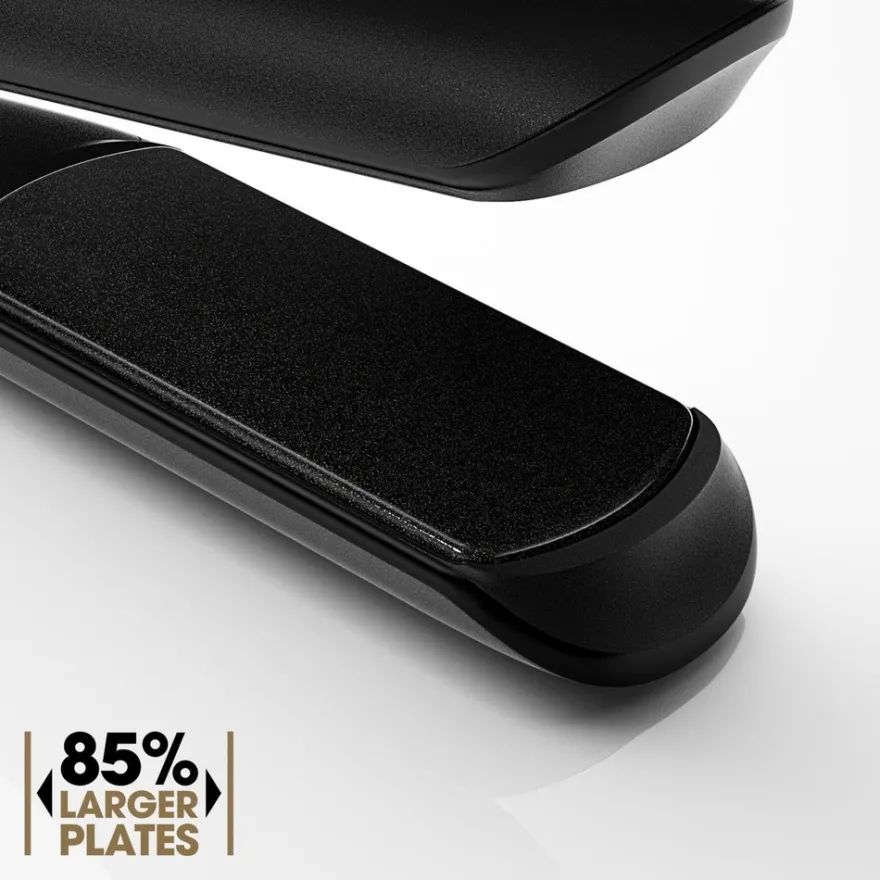 ghd Chronos Max - leveä muotoilurauta musta