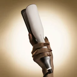ghd Chronos Max - leveä muotoilurauta valkoinen