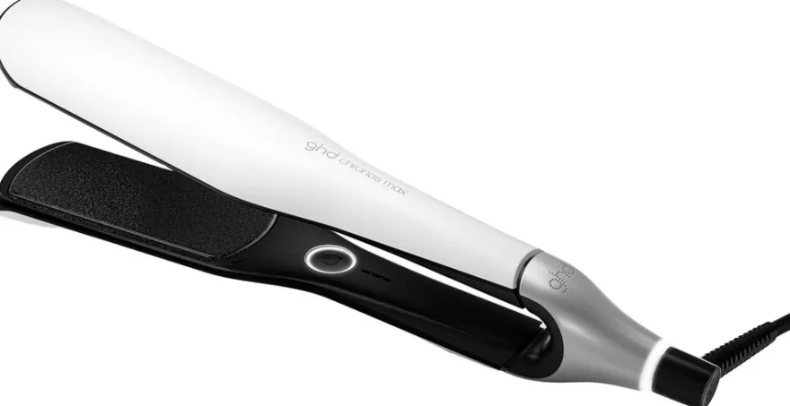ghd Chronos Max - leveä muotoilurauta valkoinen