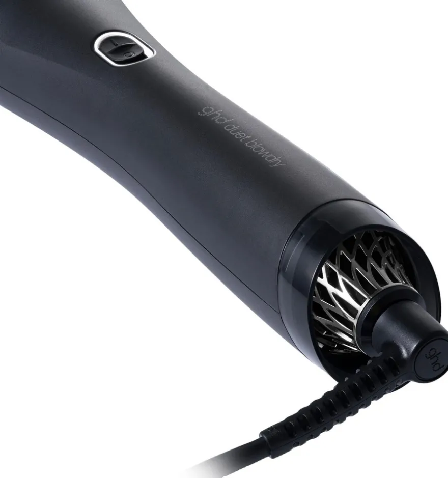 ghd Duet Blow Dry 2-in-1 Hair Dryer Brush Black lämpökiharrin