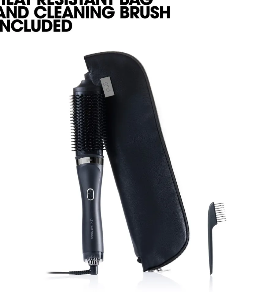 ghd Duet Blow Dry 2-in-1 Hair Dryer Brush Black lämpökiharrin