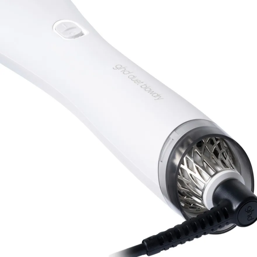 ghd Duet Blow Dry 2-in-1 Hair Dryer Brush White lämpökiharrin