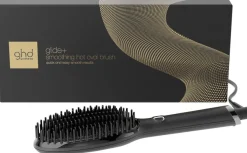 ghd Glide+ Smoothing Hot Brush Black hiustenmuotoilija