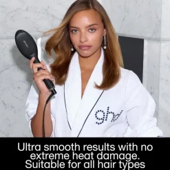 ghd Glide+ Smoothing Hot Brush Black hiustenmuotoilija