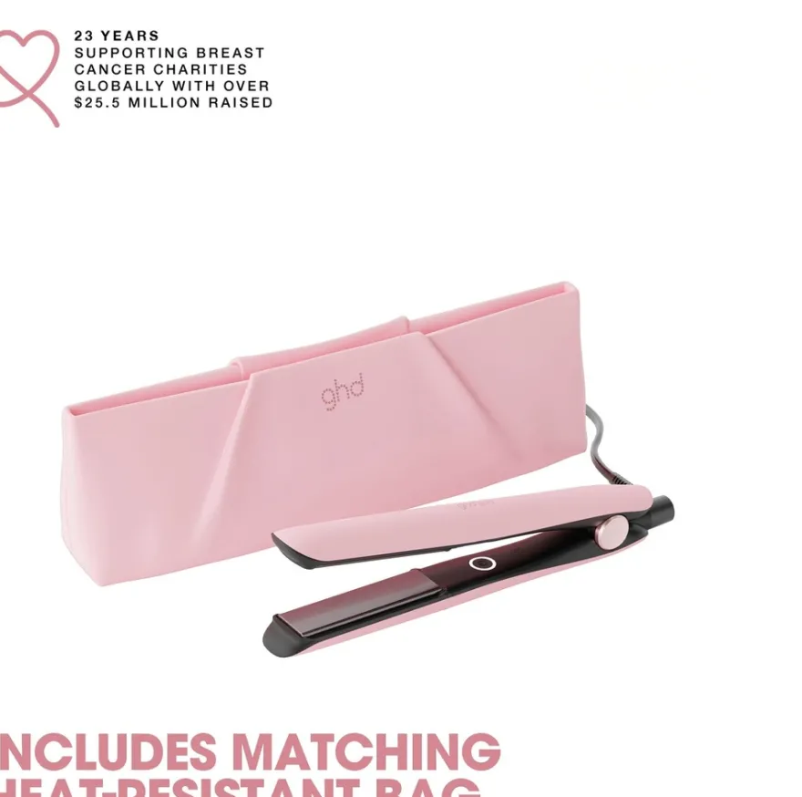 ghd Gold Limited Edition Hair Straightener in Dusted Pink suoristusrauta