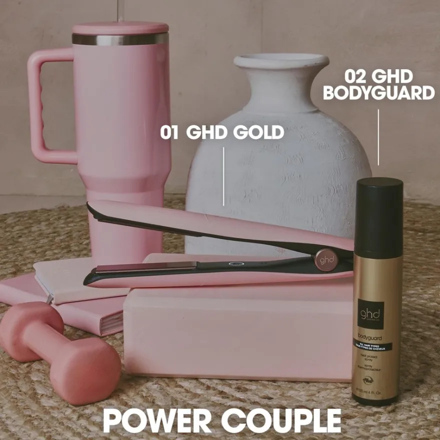 ghd Gold Limited Edition Hair Straightener in Dusted Pink suoristusrauta