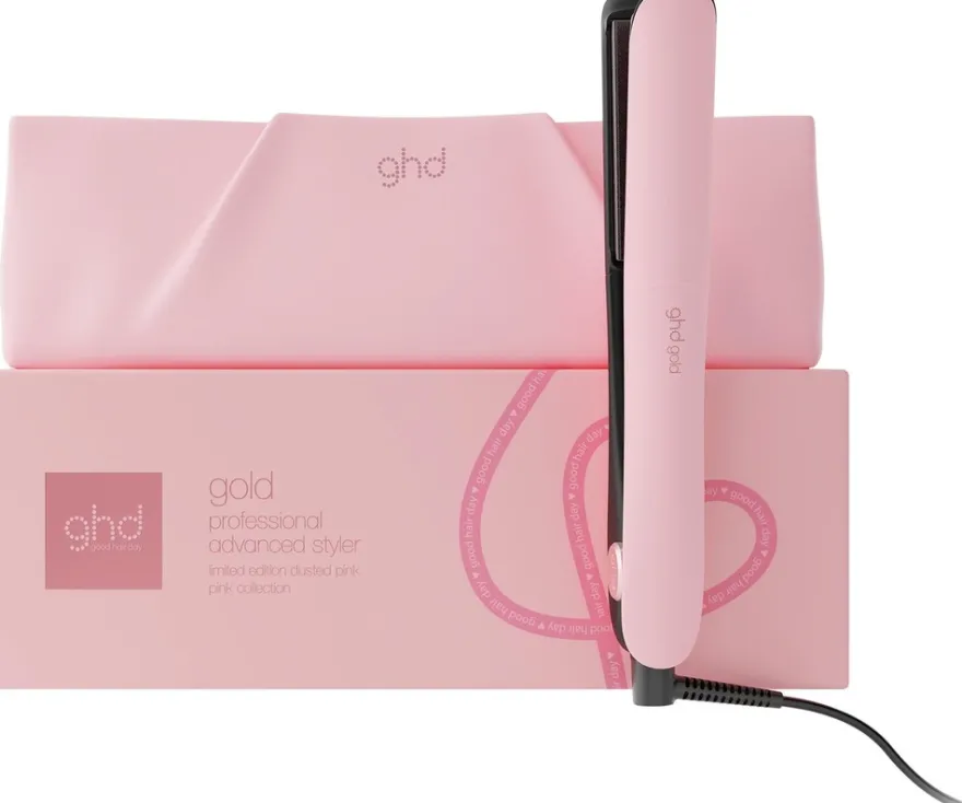 ghd Gold Limited Edition Hair Straightener in Dusted Pink suoristusrauta