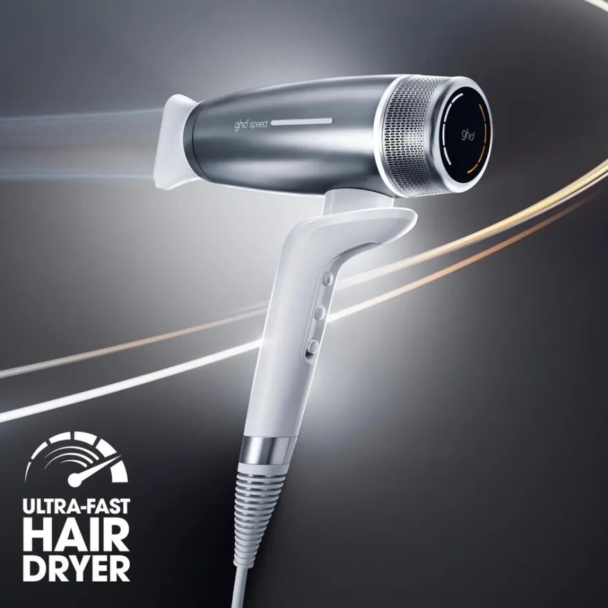 ghd Speed Silver White hiustenkuivaaja