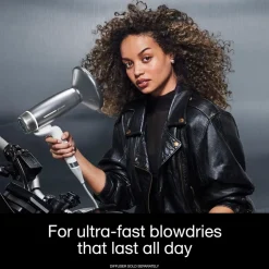 ghd Speed Silver White hiustenkuivaaja