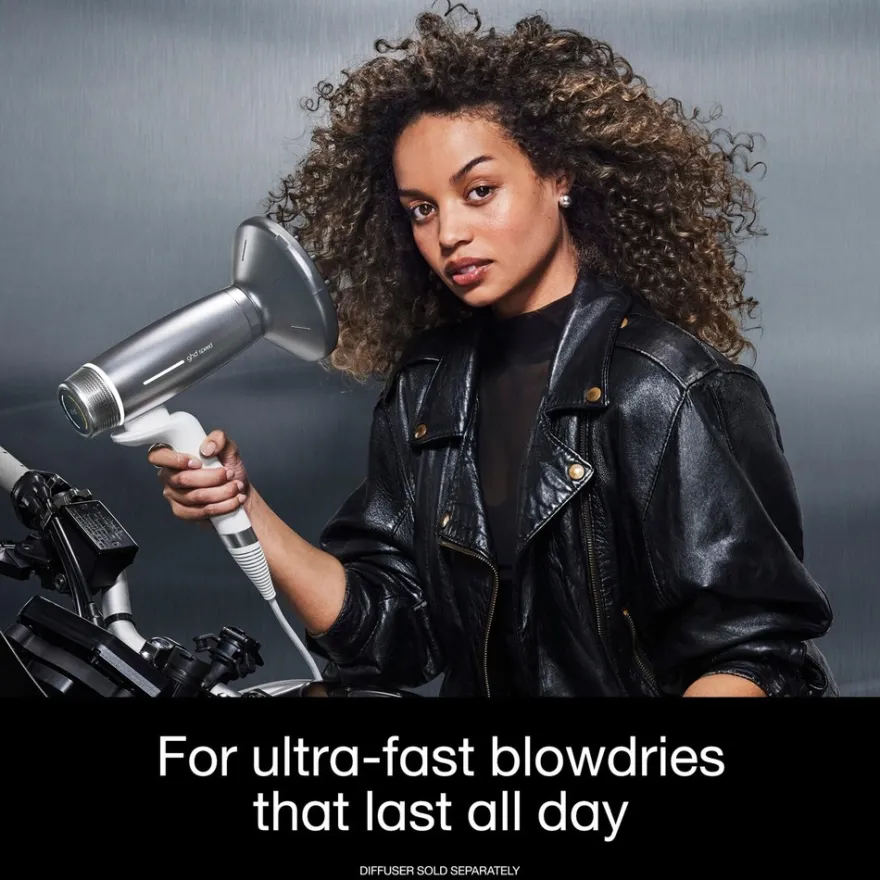 ghd Speed Silver White hiustenkuivaaja