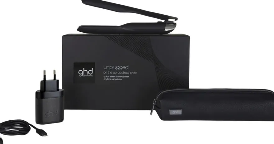 ghd unplugged cordless styler black langaton muotoilurauta
