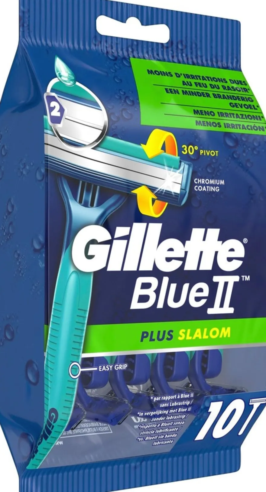 Gillette 10kpl BlueII Plus Slalom varsiterä
