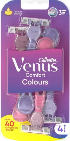 Gillette Venus3 Colors 4kpl varsiterä