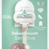 Gillette Venus Deluxe Smooth Sensitive RoseGold Ihokarvanajohöylä + Seinäpidike