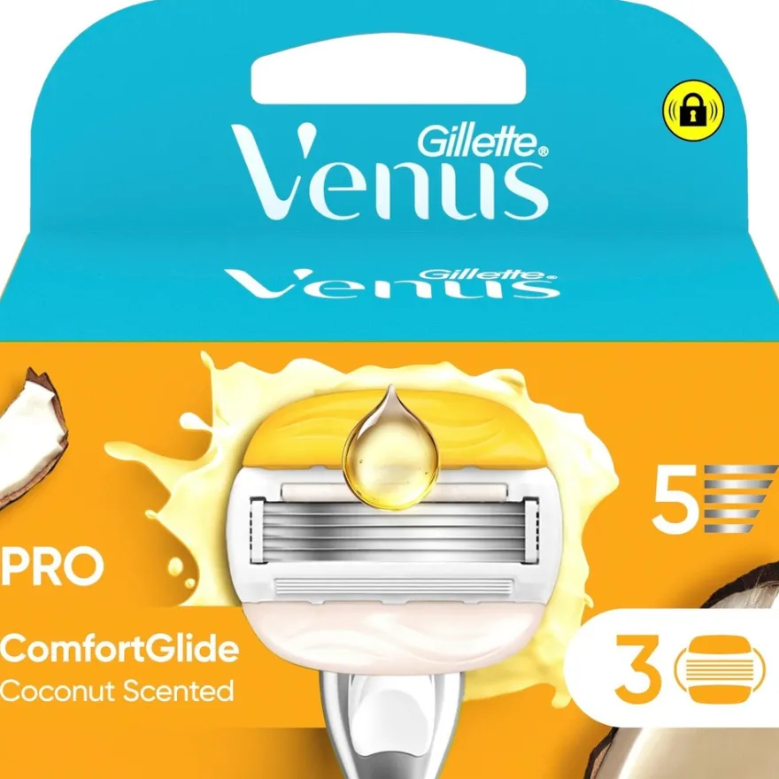 Gillette Venus Pro Comfortglide Coconut 3kpl terä