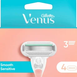 Gillette Venus Smooth Sensitive 4kpl terä