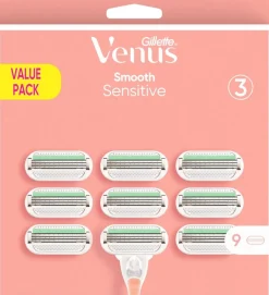 Gillette Venus Smooth Sensitive 9kpl terä