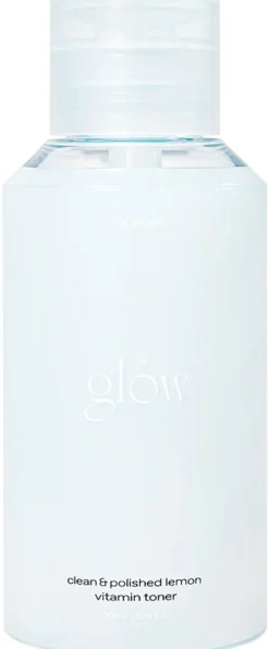 Glow clean & polished lemon vitamin toner kasvovesi 300 ml