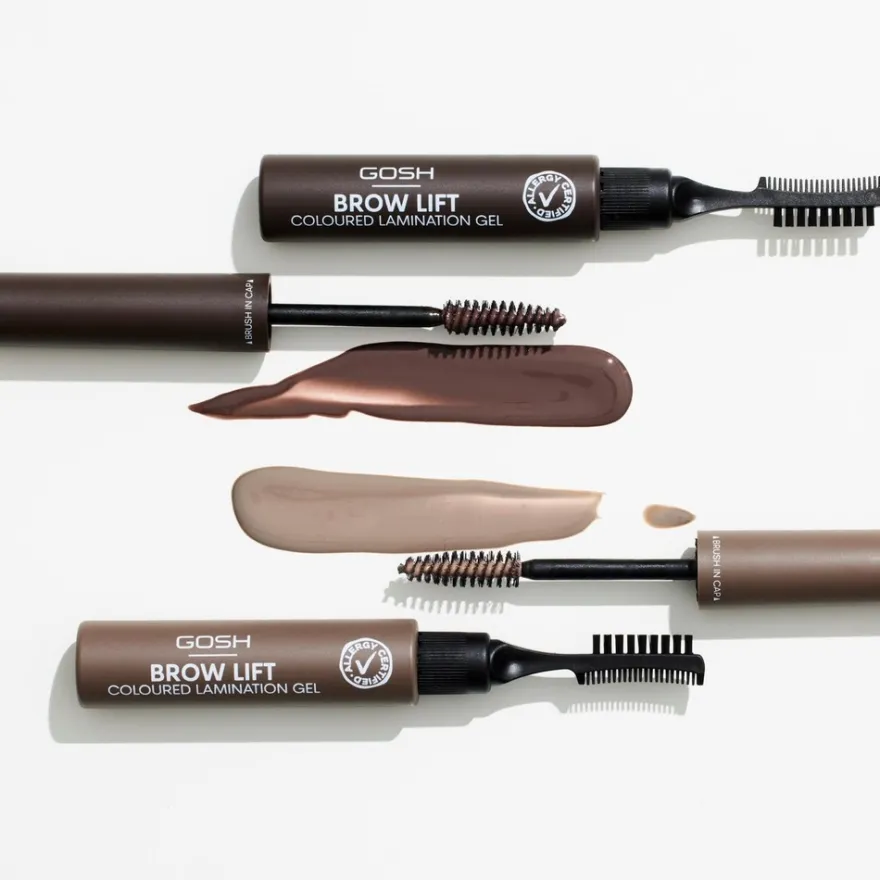 Gosh Brow Lift Coloured Lamination Gel 002 Dark Brown -kulmageeli 6ml