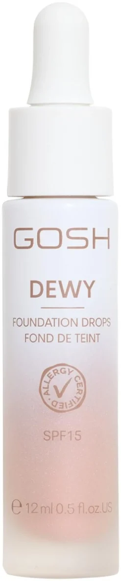 Gosh Dewy Foundation Drops 008 Tan meikkivoide 12ml