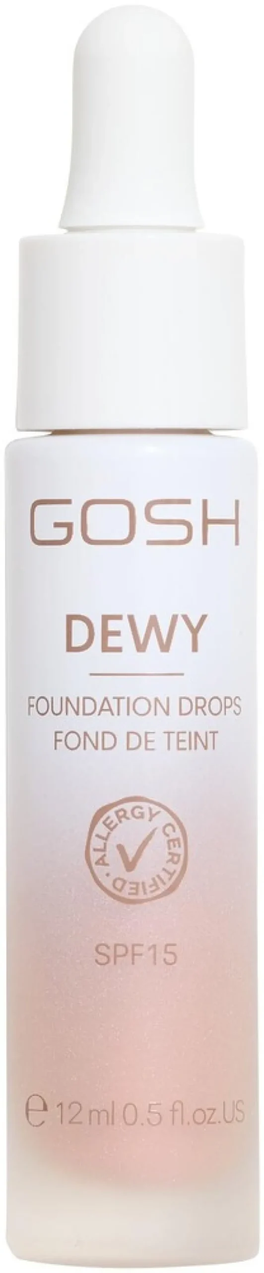 Gosh Dewy Foundation Drops 008 Tan meikkivoide 12ml