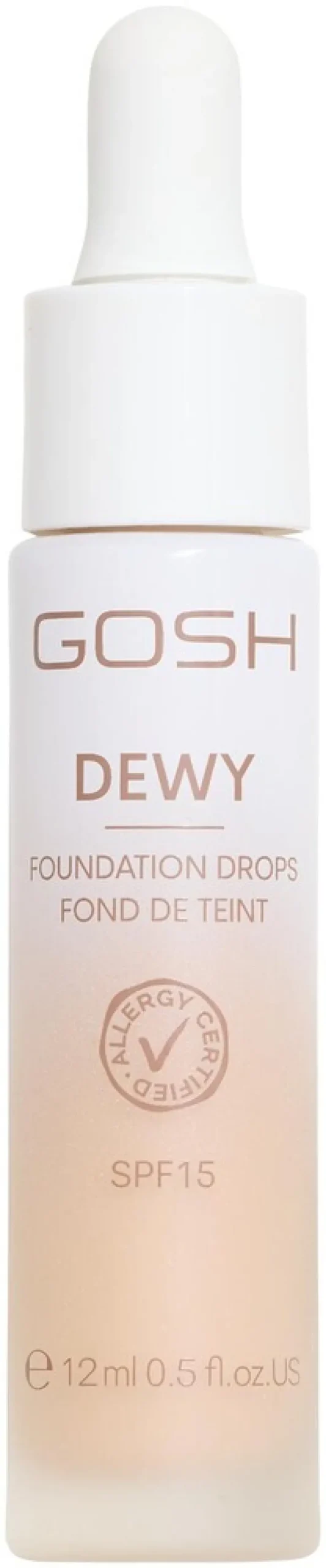 Gosh Dewy Foundation Drops 008 Tan meikkivoide 12ml