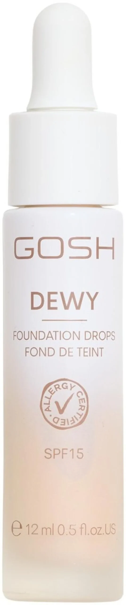 Gosh Dewy Foundation Drops 008 Tan meikkivoide 12ml