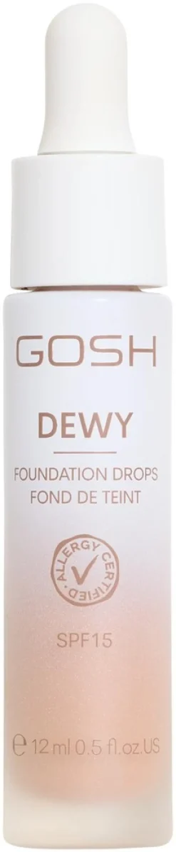 Gosh Dewy Foundation Drops 008 Tan meikkivoide 12ml