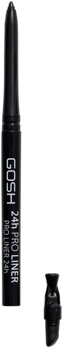 Gosh 24h Pro Liner 001 Black -silmänrajauskynä 0,35g