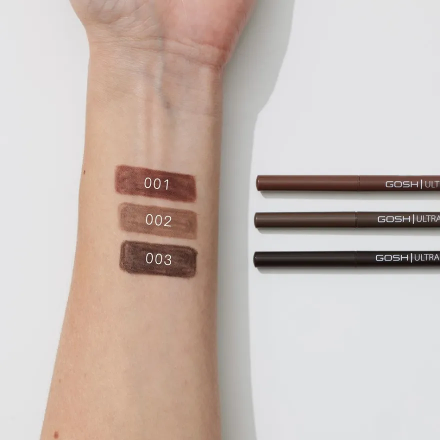 Gosh Ultra Thin Brow Pen 001 Brown -kulmakynä 0,09g