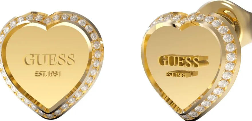GUESS FINE HEART korvakorut