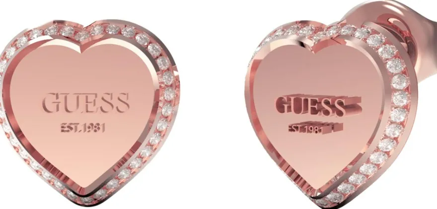 GUESS FINE HEART korvakorut
