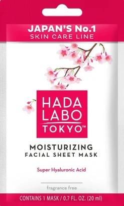 HADA LABO Moisturizing Facial Sheet Mask kasvonaamio 20ml