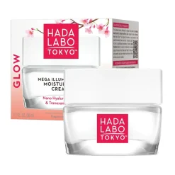 HADA LABO TOKYO GLOW Mega Illuminating Moisturizer Cream -kasvovoide 50ml