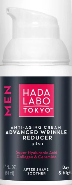 HADA LABO TOKYO MEN Anti-Aging Cream Advanced Wrinkle Reducer -kasvovoide 50ml