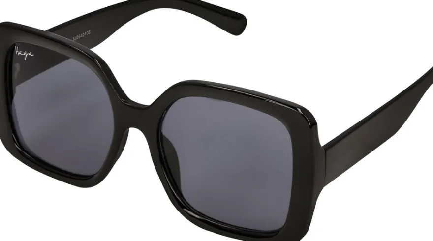 Haga Eyewear N. aurinkolasit Los Angeles Shiny Black