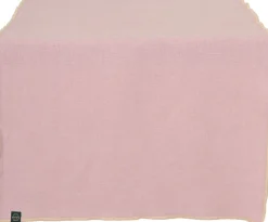Haomy Kaitaliina Corte pellava-puuvilla 48x160 cm vaaleanpunainen