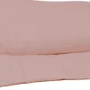 Haomy Puolipeiton päällinen Limy pellava-puuvilla 85x200 cm vaaleanpunainen