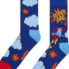 Happy Socks Flying Super Dad sukat