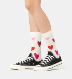 Happy Socks Pixel Heart sukat