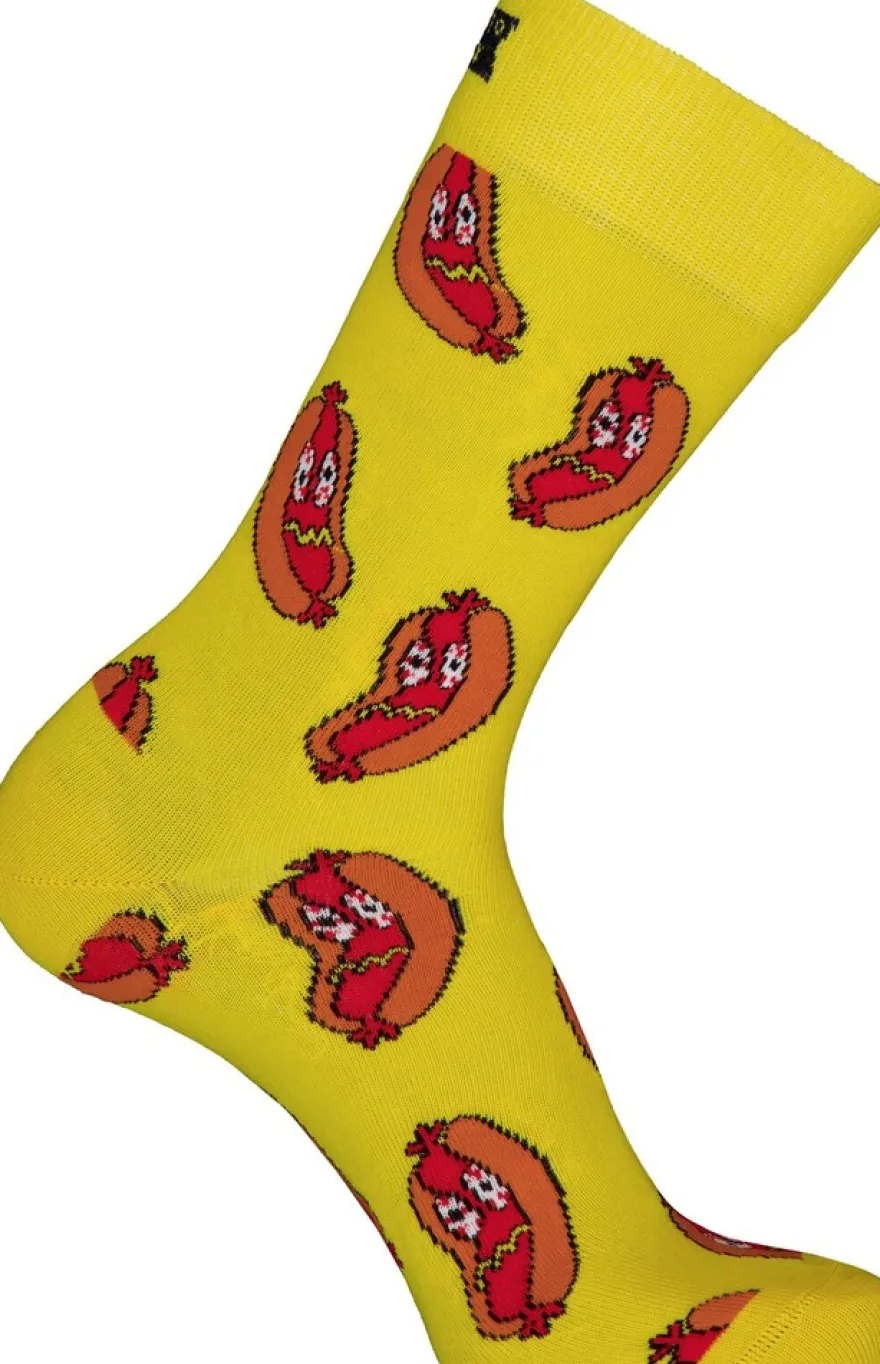 Happy Socks Smelly Hot Dog sukat