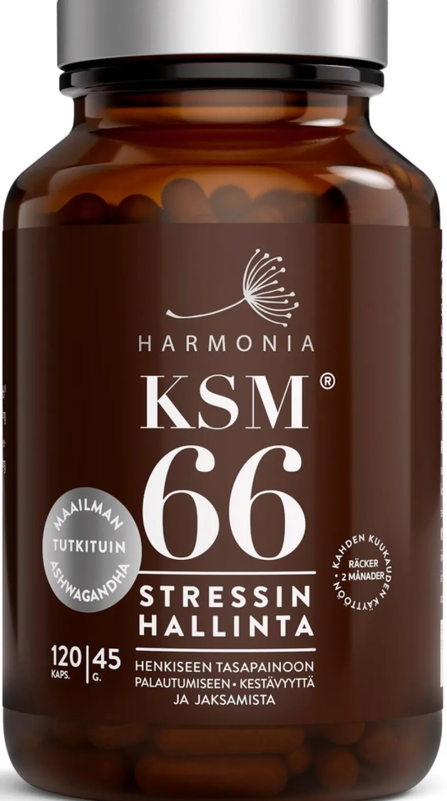 Harmonia KSM66 ravintolisä tuplapakkaus 2x120 kaps.
