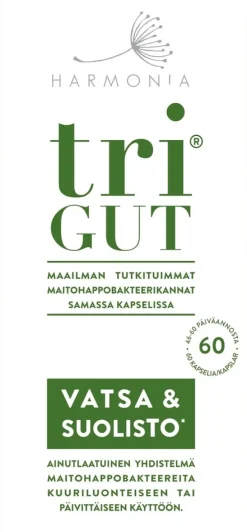 Harmonia triGUT maitohappobakteerivalmiste 60 kaps.