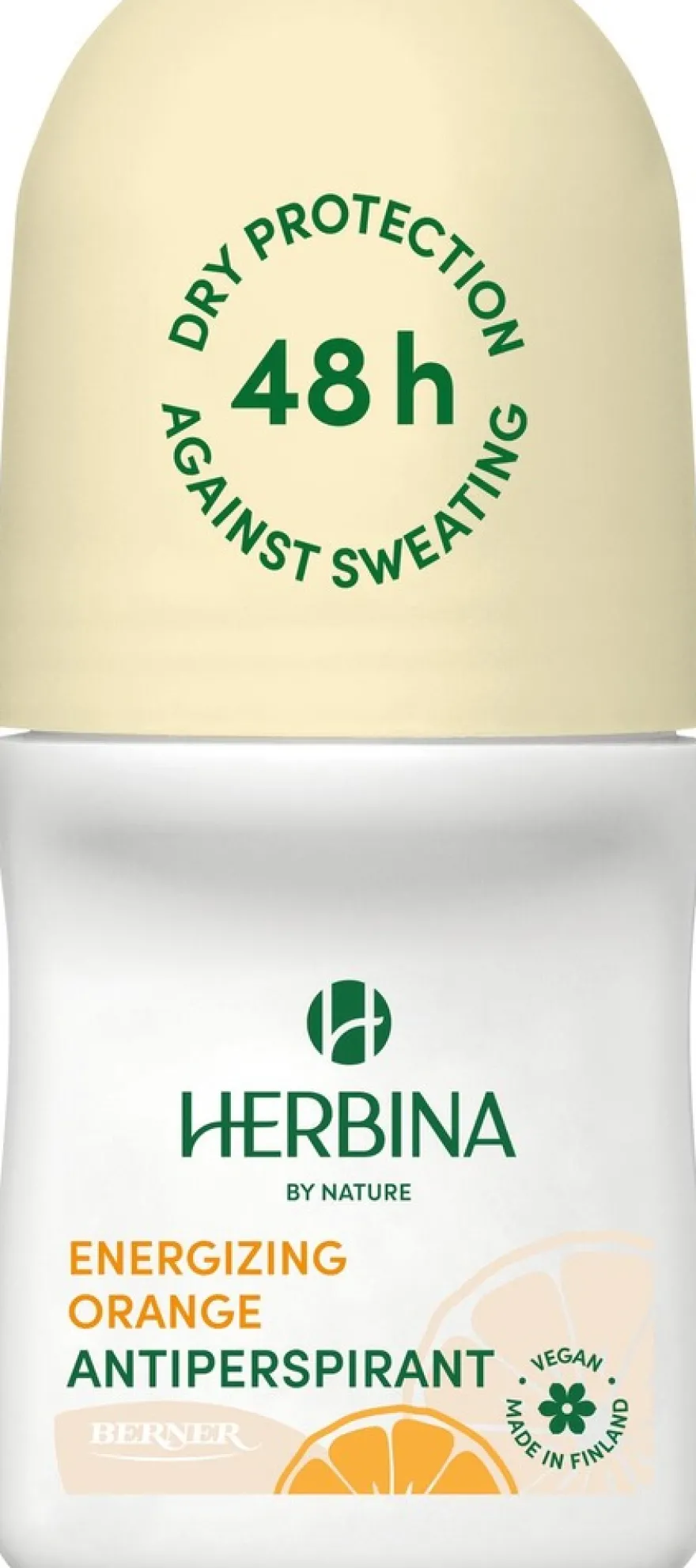 Herbina 50ml antiperspirantti roll-on Energizing Orange