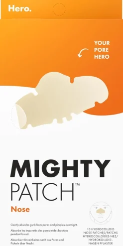 Hero Mighty Patch Nose -puhdistuslaastari nenän alueeen ihohuokosille 10 kpl