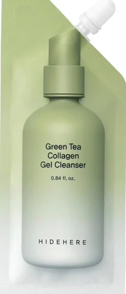HIDEHERE Green Tea Collagen Gel Cleanser -kasvojenpuhdistusgeeli 25ml