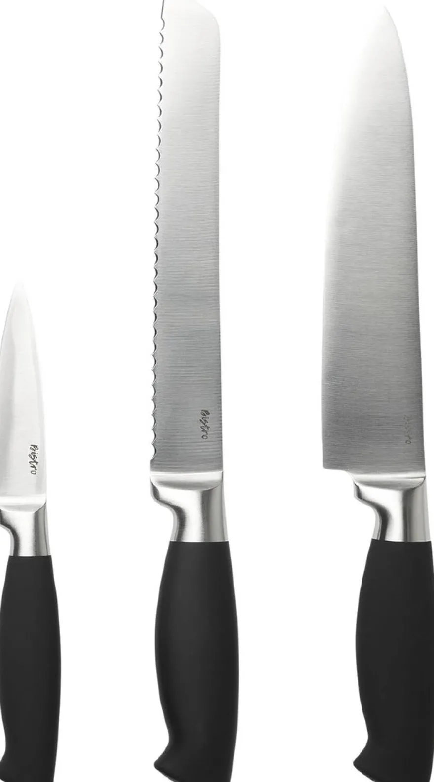 Åhlens Home Bistro veitsisetti 3 kpl hopea