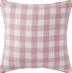 Åhléns Ginham tyynynpäällinen 50x50 cm vaaleanpunainen