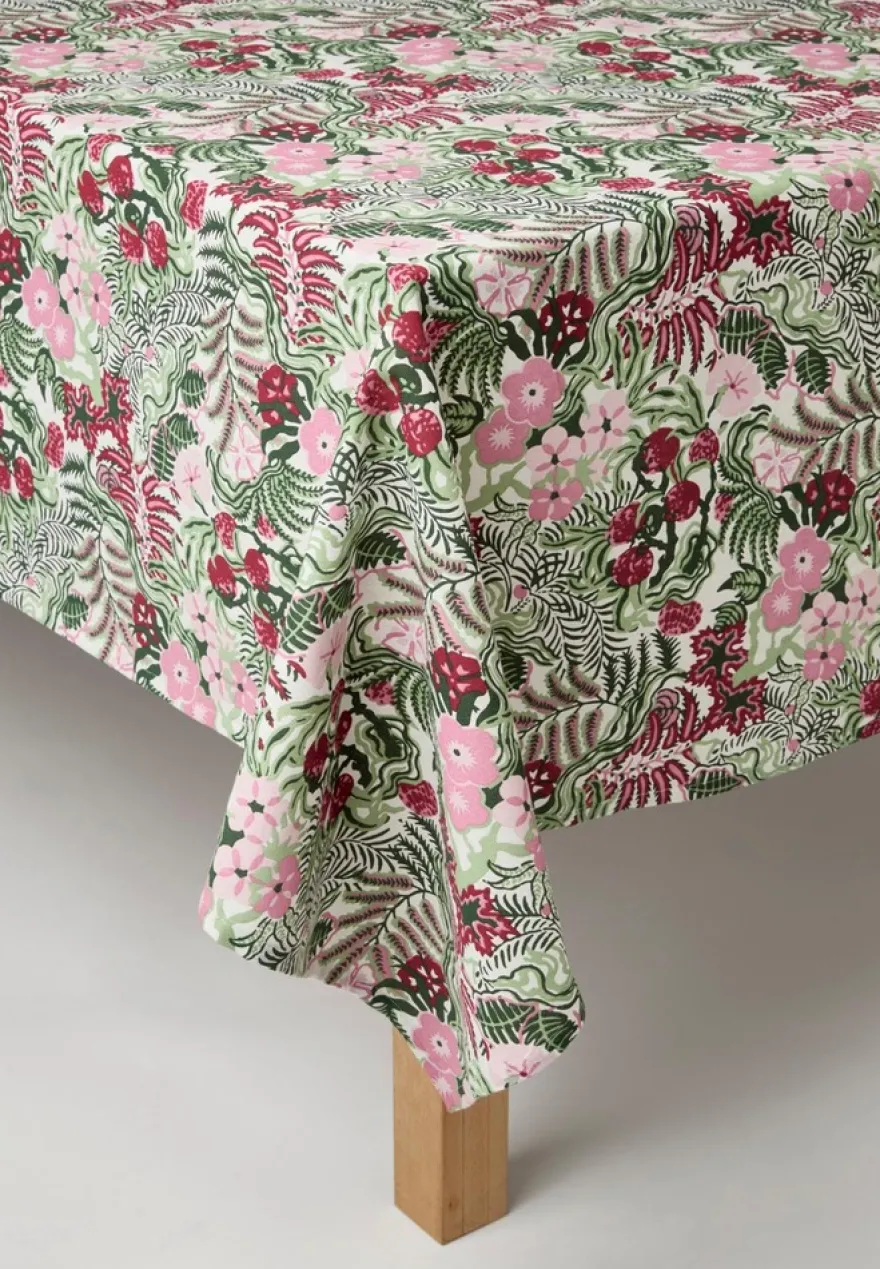 Åhléns Home Florette pöytäliina 145x250 cm vihreä